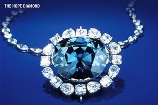 blauwe hoop diamant